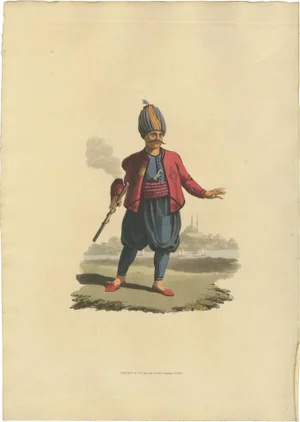 Soldier of Turkish Artillery, 1818, Paper