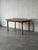 Oak Oval Non-Extendable Dining Table With Turned Oak Legs Vintage Mid-Century Modern 1970s For Sale In Los Angeles - Image 6 of 10