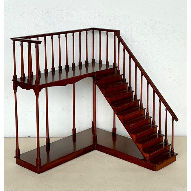 Vintage Wooden Staircase Architectural Model For Sale - Image 12 of 17