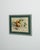 French Mid 20th Century France Green Wood Painting For Sale - Image 3 of 15