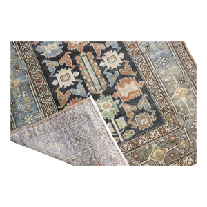 Antique Zabihi Collection Wide Persian Heriz Runner