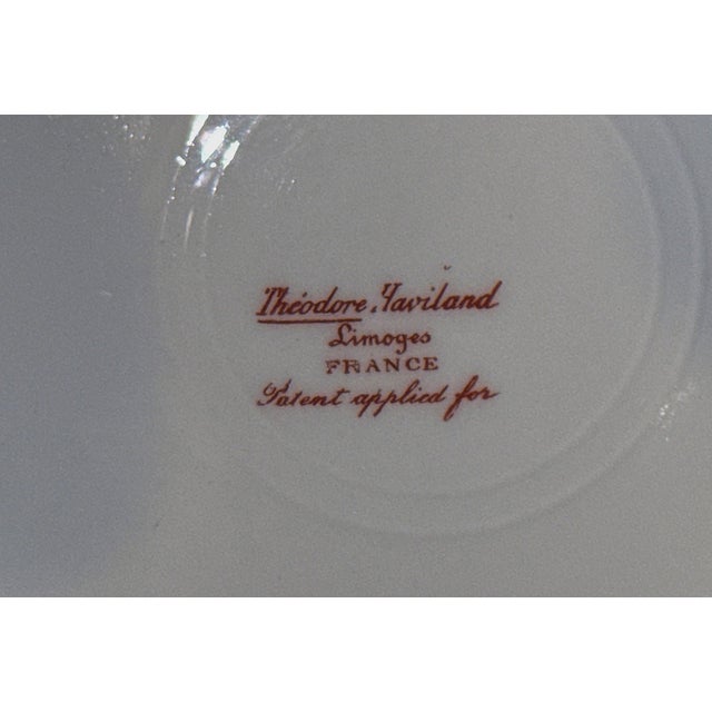 Antique Haviland Limoges Plates - Set of 3 For Sale - Image 10 of 10