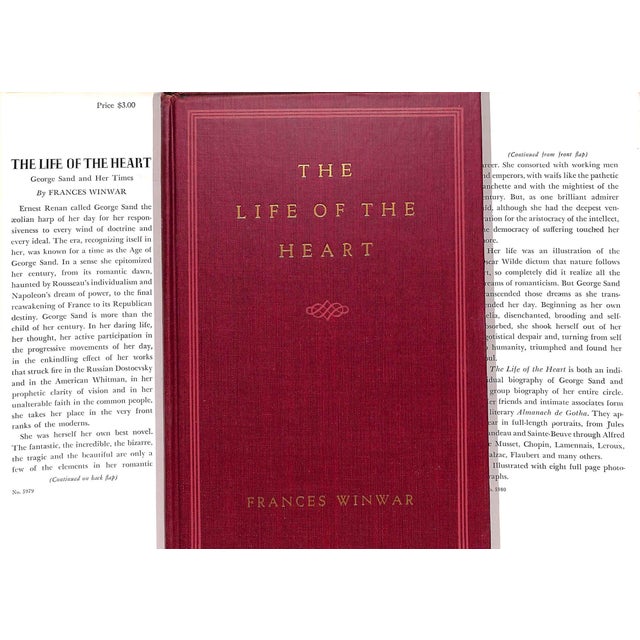 "The Life of the Heart: George Sand and Her Times" 1945 Winwar, Frances For Sale - Image 4 of 10