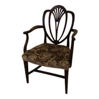 Late 18th Century Georgian Heart Back Arm Chair For Sale