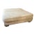 Cream Colored Cocktail Ottoman For Sale