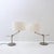 Brushed Steel Table Lamps with Adjustable Rake, Set of 2 For Sale - Image 4 of 16