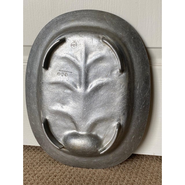 1970s Vintage Wilton Armetale Meat Serving Tray Platter, Matte Finish, Tree and Well Circa 1970's For Sale - Image 5 of 12