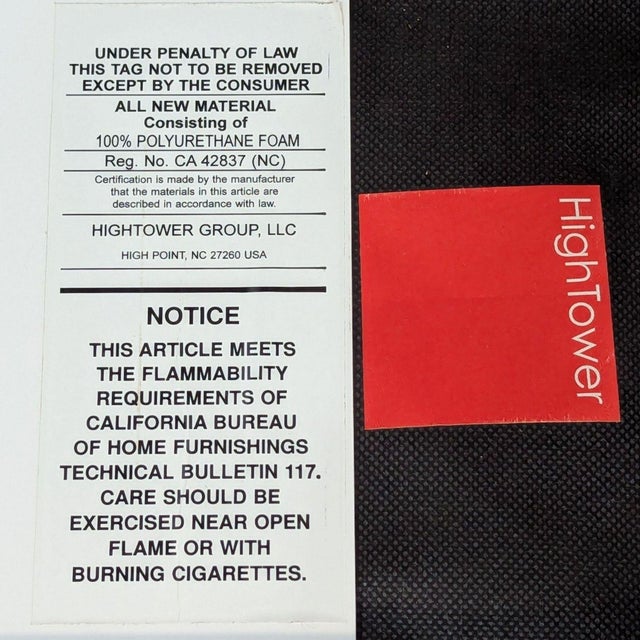 Textile HighTower Tombolo Modern Lounge Chair With Wooden Legs For Sale - Image 7 of 8