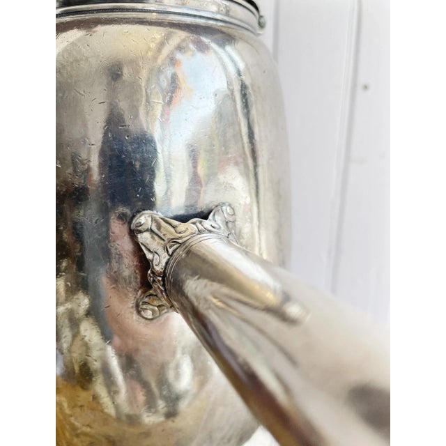1931 Silver Plated Waldorf Astoria Hotel Side Handle Coffee Pot Chairish