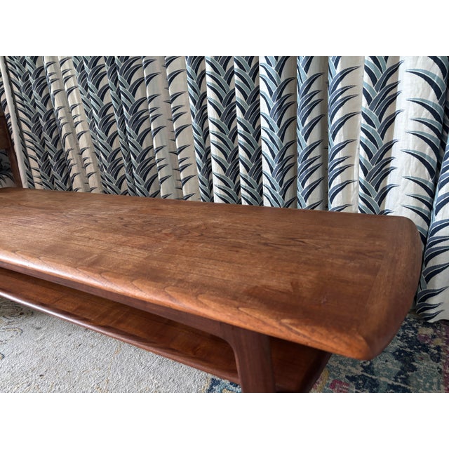 Mid Century Teak Coffee Table For Sale In Los Angeles - Image 6 of 7