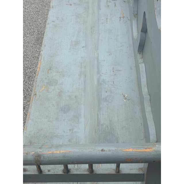 Pine Painted Bench or Settle For Sale - Image 17 of 18