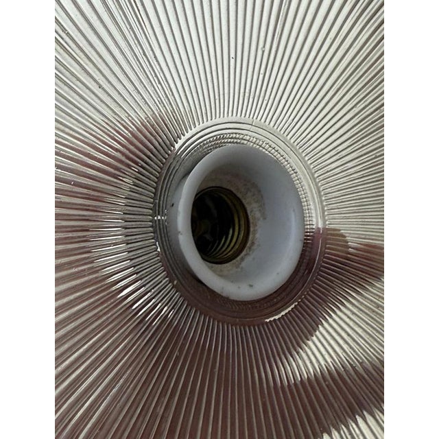 Art Nouveau Prismatic Glass Pendant Light from Holophane, Germany, 1910 For Sale - Image 14 of 17
