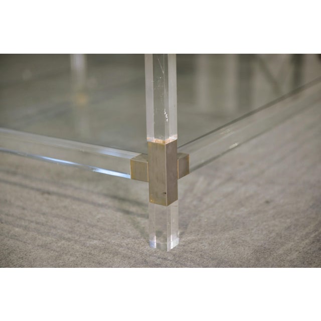 1970s Large Coffee Table in Polymethyl Methacrylate, 1970s For Sale - Image 5 of 7