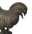 Large Bronze Brass African Benin Rooster For Sale - Image 5 of 7