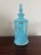 Portieux Vallerysthal Early 20th Century Portieux Vallerysthal Blue Opaline Bottle For Sale - Image 4 of 10