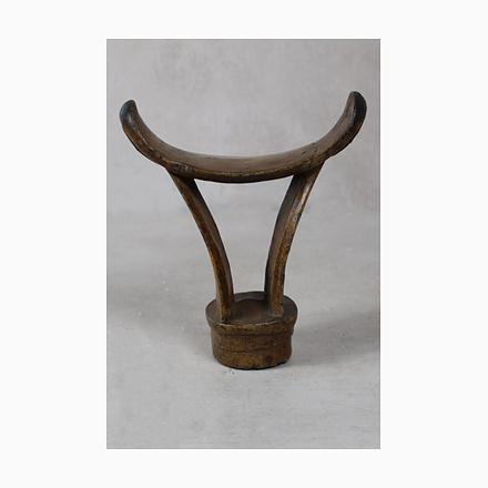 Vintage Ethiopian Headrest in Wood For Sale - Image 6 of 6