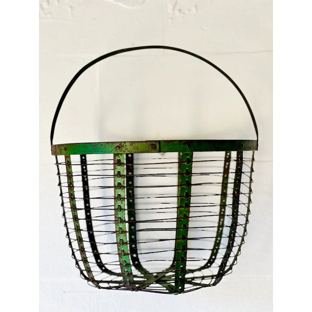 Mesh Wire Basket, 1960 For Sale - Image 12 of 12