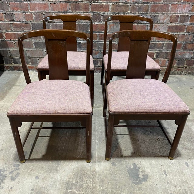 Set of 4 midcentury chairs.