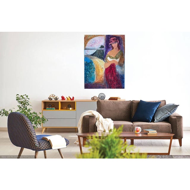Contemporary Sonia Gold - "Dove of Peace" Oil Painting For Sale - Image 3 of 10
