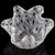 Mid 20th Century Venini Bianconi Murano Label Vintage White Purple Zanfirico Italian Art Glass Midcentury Fazzoletto Vase For Sale - Image 5 of 8