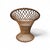 Round Rattan Chair Armchair from Rohé, Noordwolde For Sale - Image 4 of 9