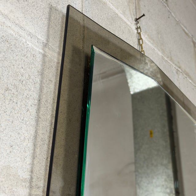 Late 20th Century Smoked Glass Mirror from Fontana Arte, 1970s For Sale - Image 5 of 10