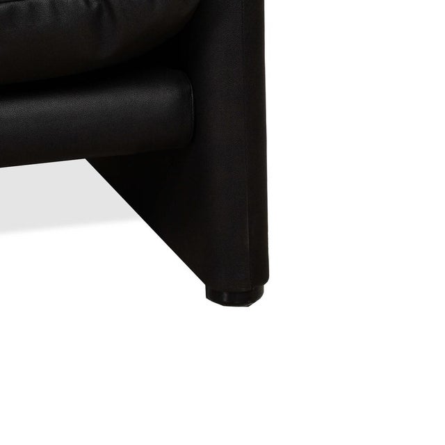 Textile Vegan Leather Three-Seater Sofa from Cassina For Sale - Image 7 of 11