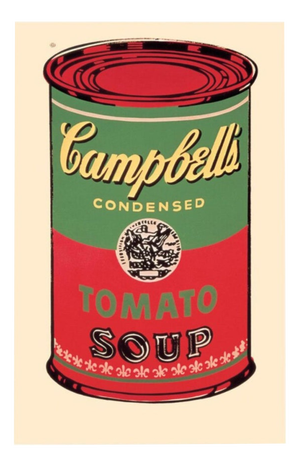 Andy Warhol, Campbell's Soup Can (Green & Red), Digital Print