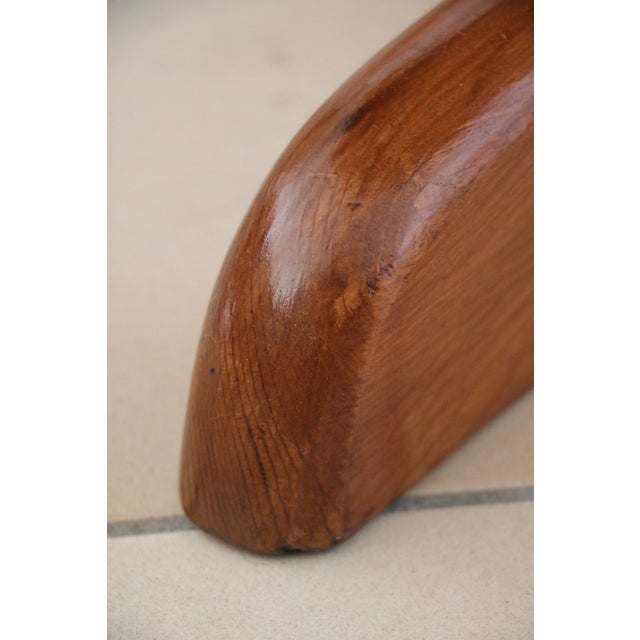 Brown Extendable Round Table in Wood, 1970s For Sale - Image 8 of 17