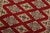 Bokhara Jaldar Rug 2’7” X 4’3” Red Wool Tribal Hand-Knotted Oriental Carpet For Sale - Image 4 of 11