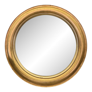 60” Gilded Round Hollywood Regency Mid 20th Century Mirror