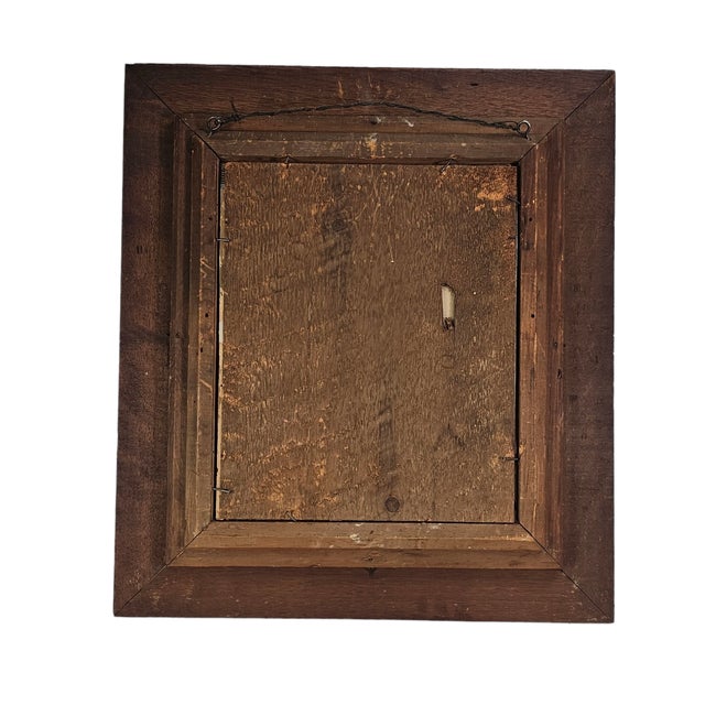 Aesthetic Movement Solid Walnut Frame W Gilt Gesso Liner and Portrait Print C1900 For Sale - Image 14 of 14