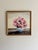 Contemporary American School, 20th Century, Still Life of a Bowl of Flowers, Oil on Canvas For Sale - Image 3 of 12