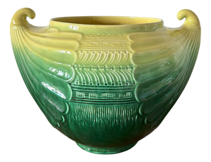 Large Art Nouveau Ceramic Cachepot by Christopher Dresser for S.C.I. Laveno, c. 1910
