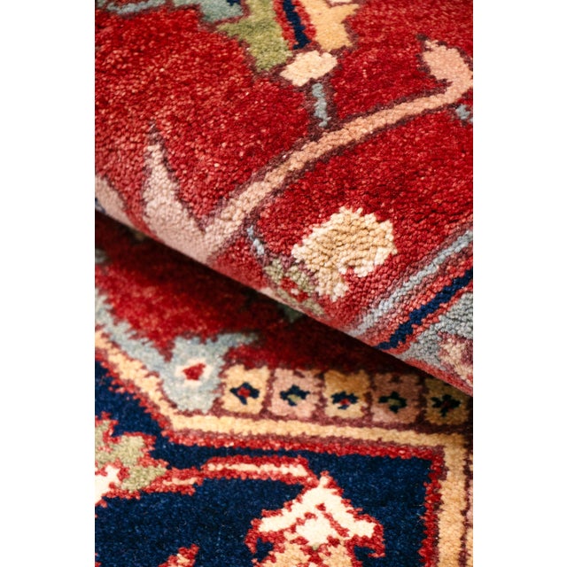 2020s Serapi Wool Rust Area Rug- 4' 1'' X 6' 0'' For Sale - Image 5 of 7