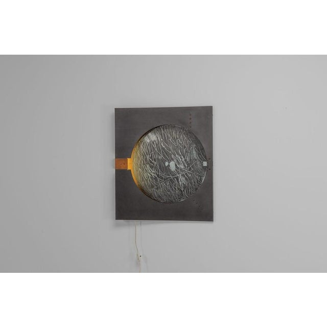 Illuminated Gruppo NP2 Wall Panel from Nerone Patuzzi, Italy, 1975 For Sale - Image 9 of 18