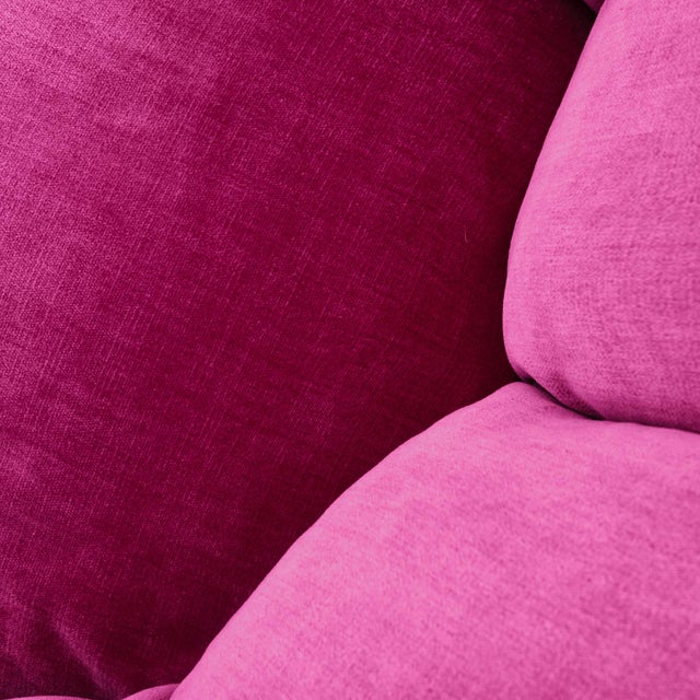 Twelve Pink Velvet Armchair by Biosofa For Sale - Image 10 of 12