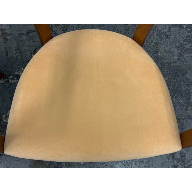 Brown Potocco Spa Italian Wood Armchairs, Pair For Sale - Image 8 of 12