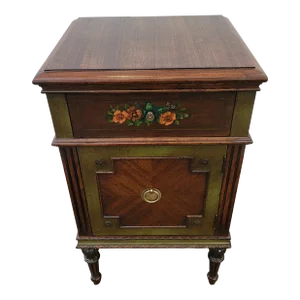 1920s Italianate Nightstand French Style Nightstand Spanish Revival Style Nightstand