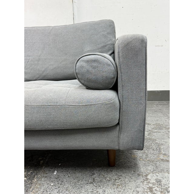 Gray Hd Buttercup Stoneslate Sectional For Sale - Image 8 of 12