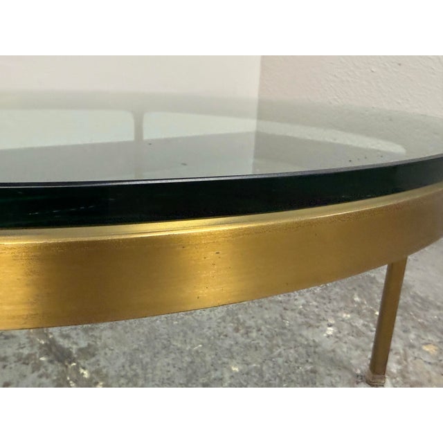 Brass Nicos Zographos Brass Coffee Table, Circa 1970's For Sale - Image 8 of 12