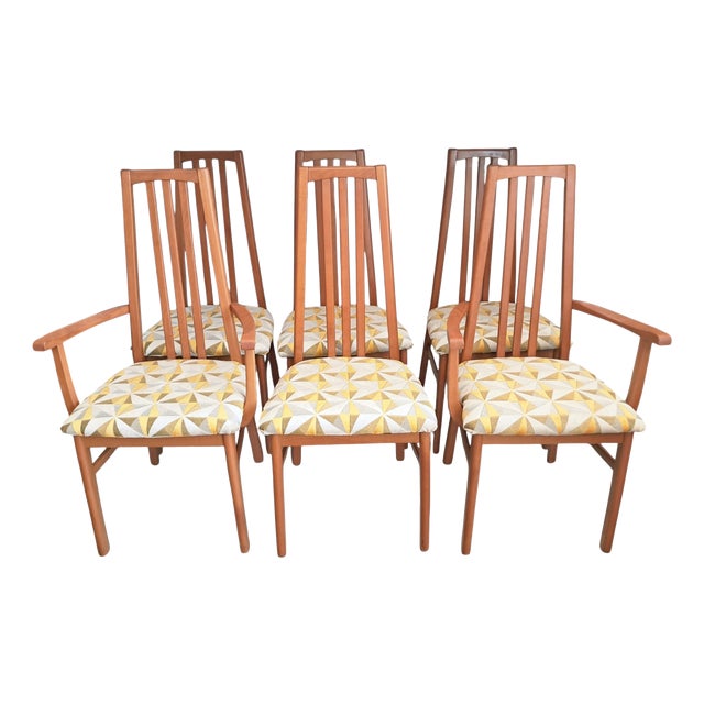 Vintage Dining Chairs by Neil Morris for Morris of Glasgow, 1960s, Set of 6 For Sale