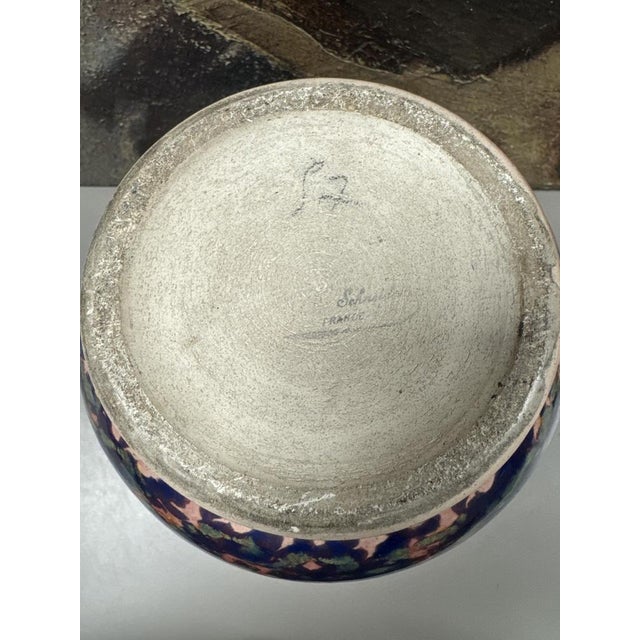 Ceramic Art Deco Turned Ceramic Vase from Schneider, 1920s For Sale - Image 7 of 8