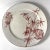 Mid 19th Century Burgundy Transferware Plate With Gold Gilt Trim, Images of Bamboo, Birds, Flowers and a Mill For Sale - Image 5 of 5