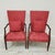 Hickory Chair James River Fisk Federal Style Mahogany Lolling Armchairs in Raspberry Rose Silk Damask - Pair For Sale In Raleigh - Image 6 of 8