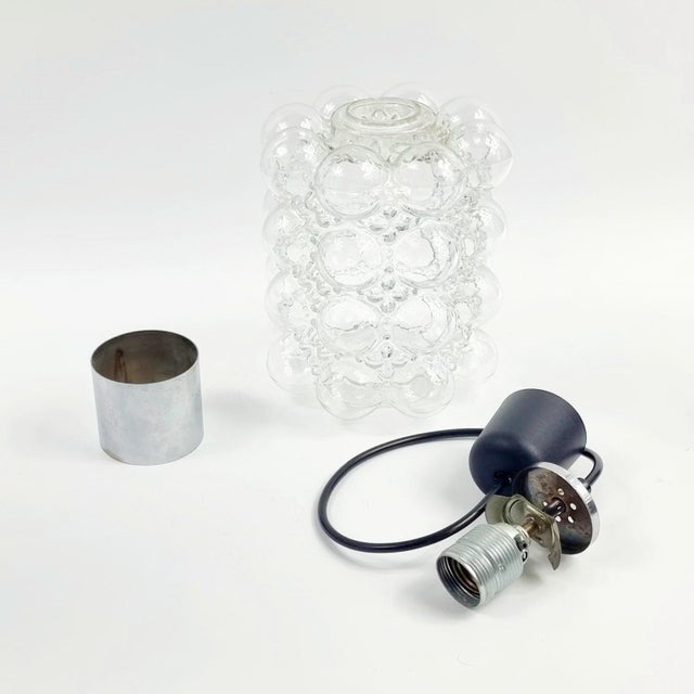 Mid-Century Modern Bubble Glass Pendant Light attributed to Helena Tynell for Limburg, Germany, 1960s For Sale - Image 6 of 8