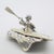 Vintage Italian Handmade Sterling Silver 925 Canoe Rower Figurine, 1970s For Sale - Image 3 of 14