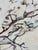 Large Contemporary Abstract Floral Painting on Canvas in Silver Frame, White Blossoms Still Life For Sale In Seattle - Image 6 of 9