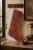 Bring a piece of authentic Turkish textile history to your holiday decor with this one-of-a-kind vintage kilim Christmas...