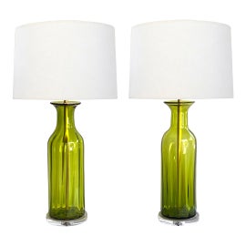 Example of Blenko Table Lamps